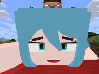 Gooning on Hatsune Miku Jenny's Mod (FapCraft)