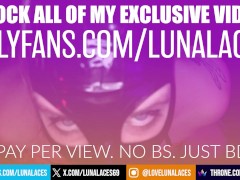 Latex Doll Luna Laces Playing in Her New Gasmask | OF Trailer