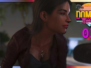 DOMINO BEACH #03 - Visual novel Gameplay