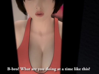 Сводный брат застукал меня за мастурбацией И она красиво светилась. 1:001