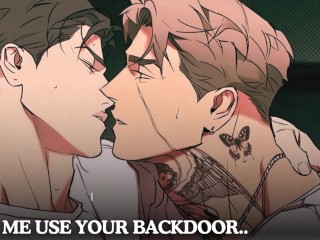 [M4M ASMR] Massive Bodyguard Sneaks in and uses your Backdoor [M4M Love Story]
