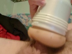 Filling my pocket pussy