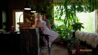 No One Was Home — So We Had Quick Spontaneous Sex in the Kitchen - Free Porn Video