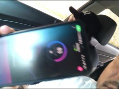 I masturbate in the Uber driver's car.