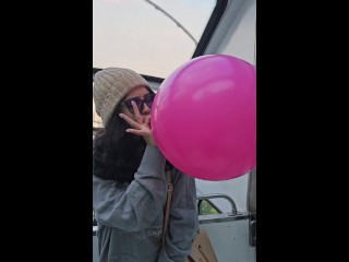 Смешивание надувных шаров на открытом воздухе (полное видео на C4S / MV / OF / Membersite)