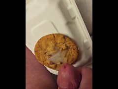 Cumming on a Cookie for coworkers