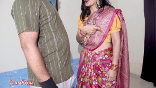 Full video Devar Bhabhi flirt behind husband till Real Orgasm During Hard Fucking in Hindi audio