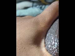 Soaking Wet Ebony Pussy Fingering
