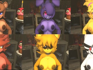 Black Cock Full Compilation FNAF Girls