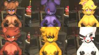 Black cock Full Compilation FNAF Girls