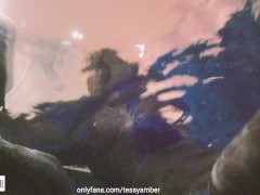 Flashing in a PUBLIC POOL and Fondling with a Stranger UNDERWATER