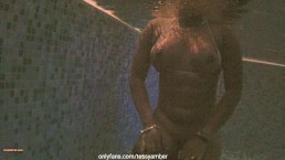 Flashing in a PUBLIC POOL and Fondling with a Stranger UNDERWATER