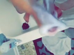 Caught jerking in the shower 🚿