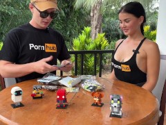 VLOG 3: Built a LEGO18+ Set... Then Built a Wet Mess on His DICK - Screenshot 3 of 16 - Handjob