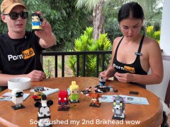 VLOG 3: Built a LEGO18+ Set... Then Built a Wet Mess on His DICK - Screenshot 7 of 16 - Orgasm