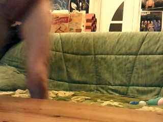 Jerking for you (81) with one Testicle