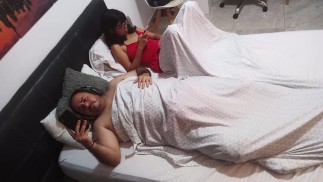 I masturbate in front of my horny friend