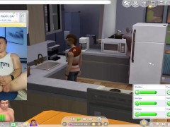 Playing and Jerking Off to The Sims 4- wicked whims