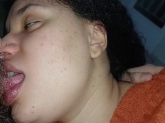 pov kissing her nicely with  hard dick, she handjob and I cum from horny heat kissing😙🫦🍌🥛😵🤤