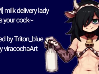 [f4m] the Milk Lady Love to Milk your Cock!~
