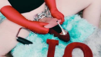 BDSM CBT Ballstretching Xtreme - Dehnen von Bällen