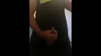 JockDad87 is Jerking His Big Cock in the Public Bathroom Again