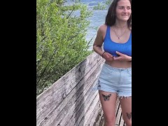 Public titty drop ❤️