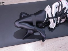 喜欢把菊穴塞满后捆绑自缚的男娘格温 - Screenshot 10 of 16 - Spider Gwen