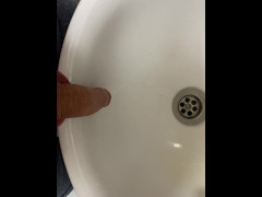 Peed in the sink without hands
