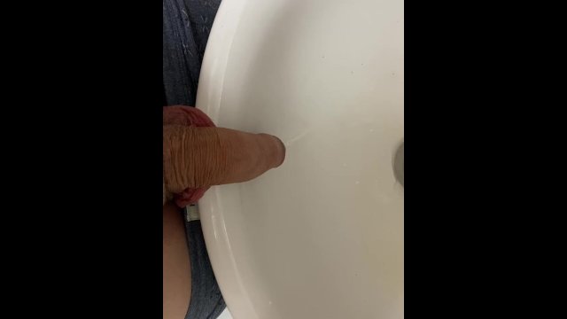 Peed in the sink without hands