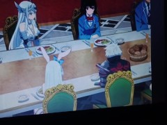 Anime girl and the boys in clan