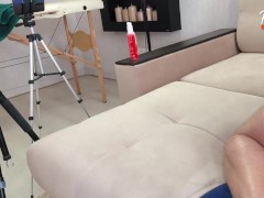 Bisexual husband shared his wife with a friend. Threesome. Mmf. Creampie. Part 2. Ep 20713