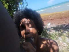 Island Blaze | Sloppy Deepthroat on Jamaica’s Wild Beach with Step-Bro Vibes