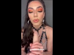 Darcie Dolce dominating jerk off instructions