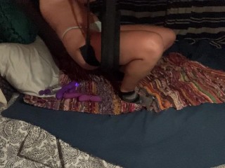 D0ubletr0ublee Gets a SEX SWING!! Watch me Swing and Play with Toys
