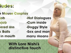 Hot slut in cosplay licks my hole Rimjob