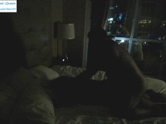 Cuckquean Wife Watches And Films From Cuck Chair In Vegas Hotel As Husband Fucks Another Woman