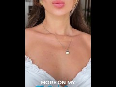 Cute Girl Tries On a Top That Shows Her Nipples