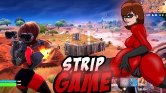 STRIP GAME CON ELASTIGIRL EN FORTNITE! ❤️🍑
