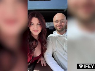 WIFEY Curvy Redheaded Hotwife Kayla Summers Gets Tag-Teamed In Front Of Hubby
