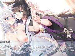 Live with a demon fox - all the fox girl lesbian sex scenes