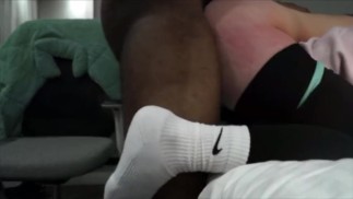 Female Athlete gets BBC in hotel room