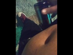 At night in public - Screenshot 1 of 16 - Belly Button Fetish
