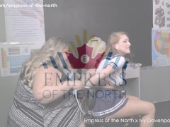 SSBBW Teacher Feeding Punishment - Stuffing Empress Featuring Ivy Davenport