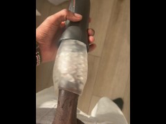 Trying out new blowjob machine🍆💦😍