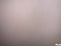 POV Rough Doggy With Petite Pale Babe ! Hair Pulling & Intense Ass Cumshott