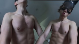 Hot Guy Moans And Breathes Hard While Masturbating And Fucks Pillow For Huge Cumshot