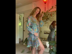 Trying on Sexy Dresses with Nothing Underneath: Help Me Choose Which One!