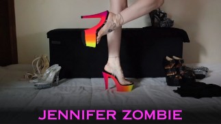 Pleaser & More High Heels Try On Haul with Miniskirts - Jennifer Zombie