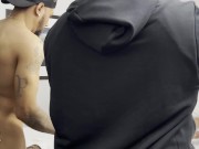 Behind The Scenes Big Butt Ebony MILF Ms So Slippery Enjoys Getting Drilled